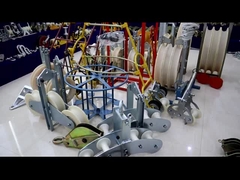 Bloques de cuerda de conductor de polea de triple cuerda con forro de neopreno de aleación