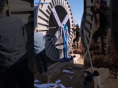 Moneda de los EE.UU. 3T Cables hidráulicos Pago de apoyo para el cable Manual Construcción de tornillos de tira