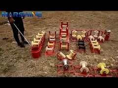 Cable de aluminio rueda de nylon esquina de cuerda hacia el cielo bloque de polea de cuerda con carga nominal de 5kn